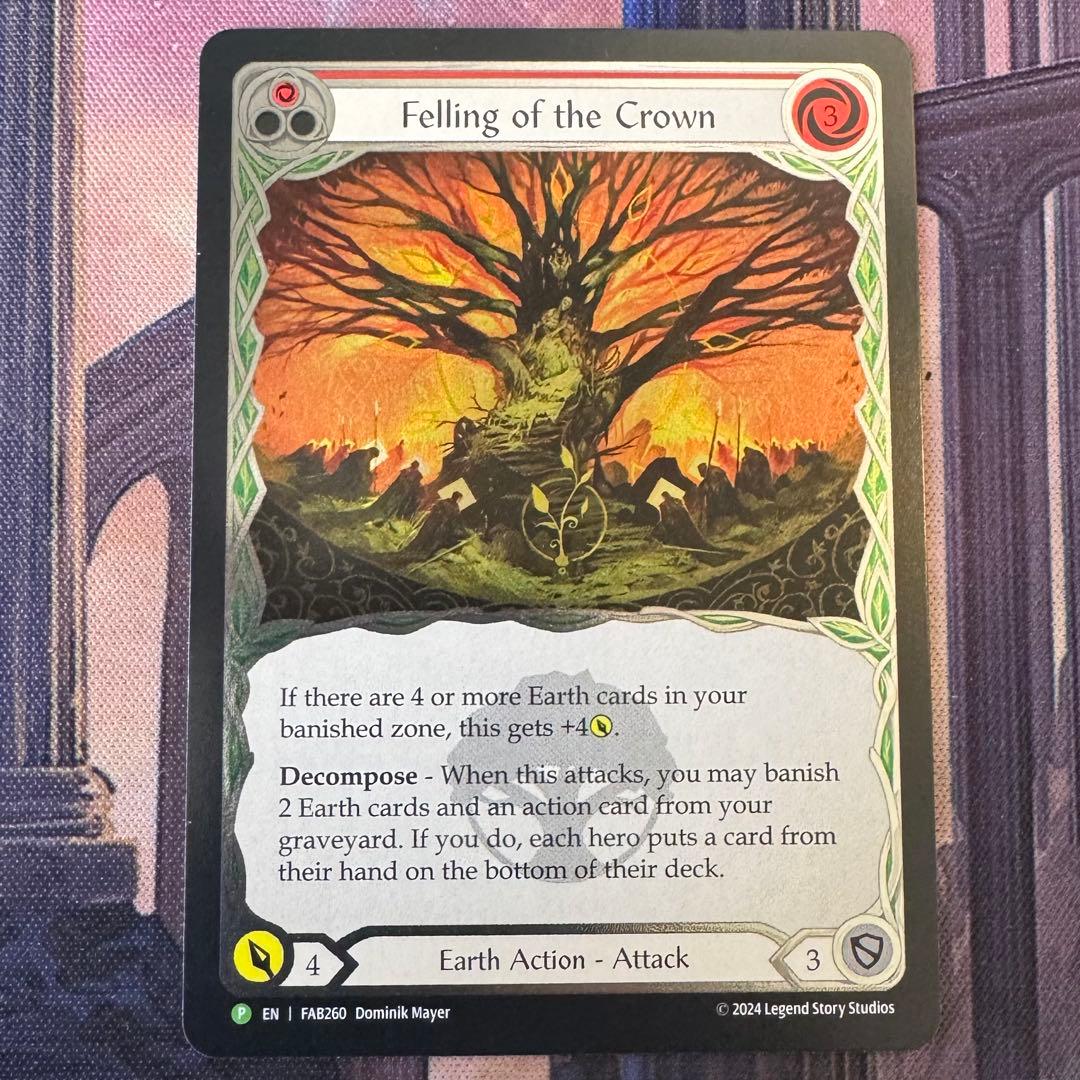 Felling of the Crown - プロモ版ColdFoil　FAB
