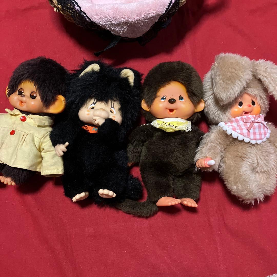 昭和レトロ　人形　ぬいぐるみ　ニャンコフ　猫　黒猫　指しゃぶり　モンチッチ