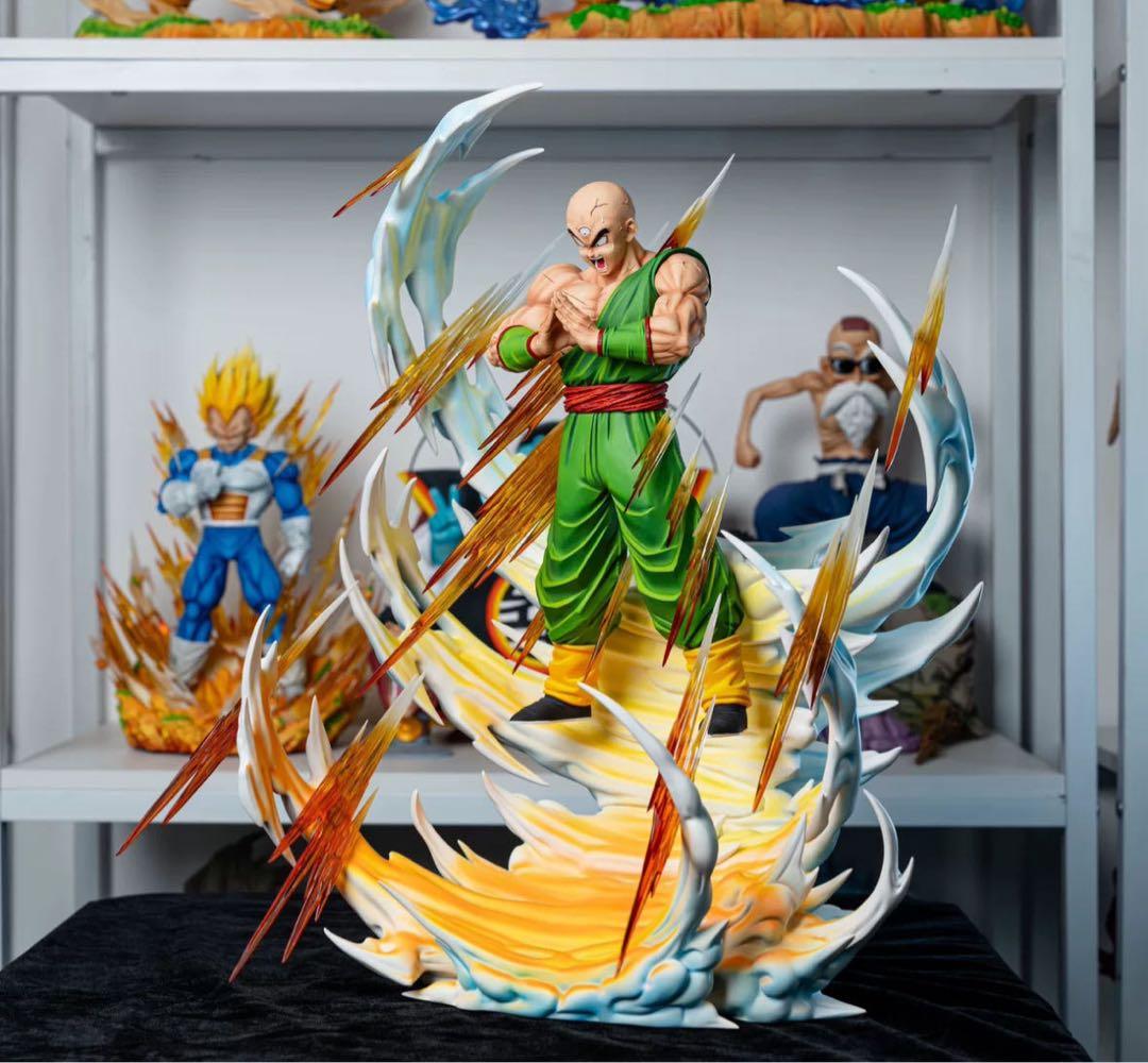 ドラゴンボール 天津飯 ガレキ ガレージキット スタチュー X②