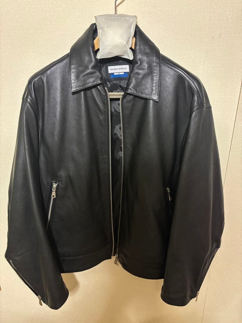 (チカ)メゾンスペシャル　シープレザーシングルライダース