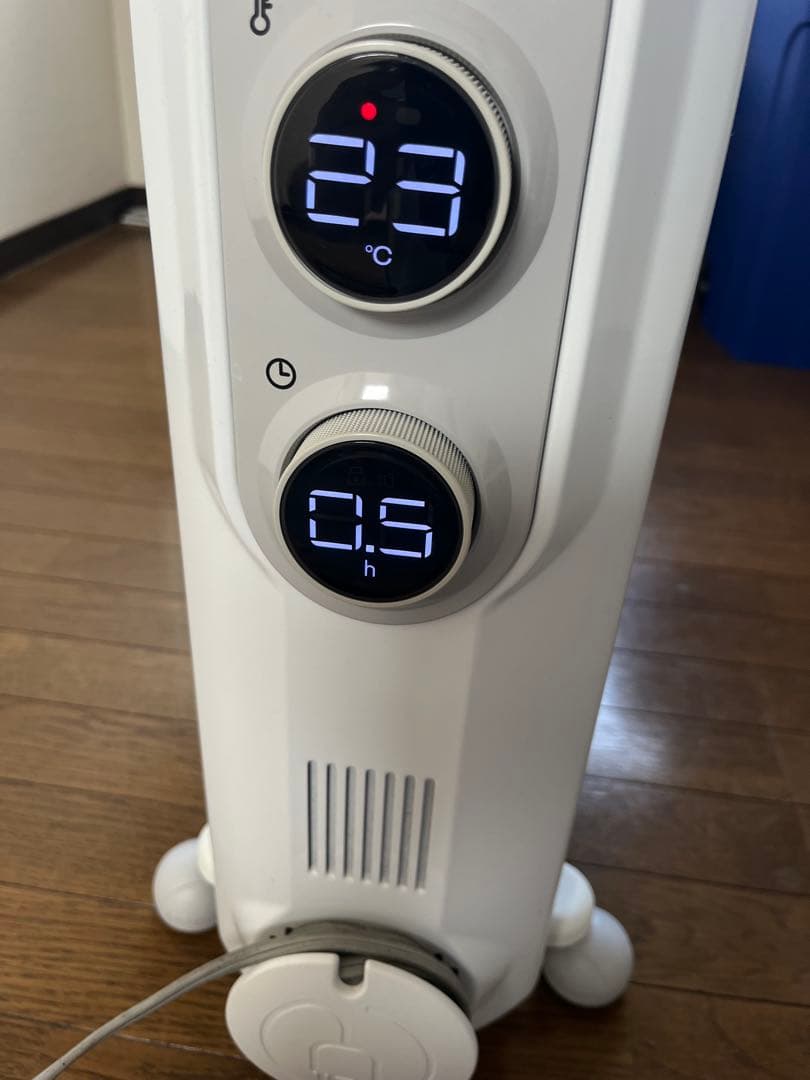 De'Longhi オイルヒーター RHJ35M1015-LGホワイト