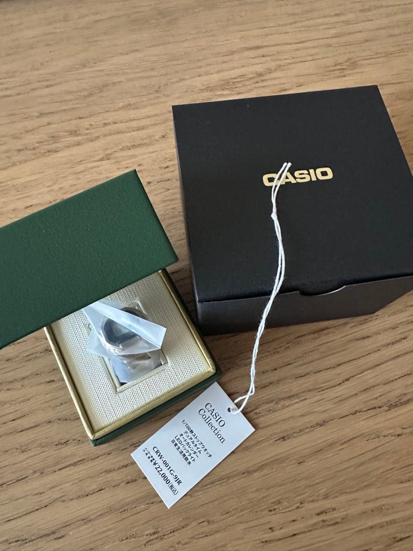 CASIO カシオ リングウォッチ ゴールド CRW-001G-9JR