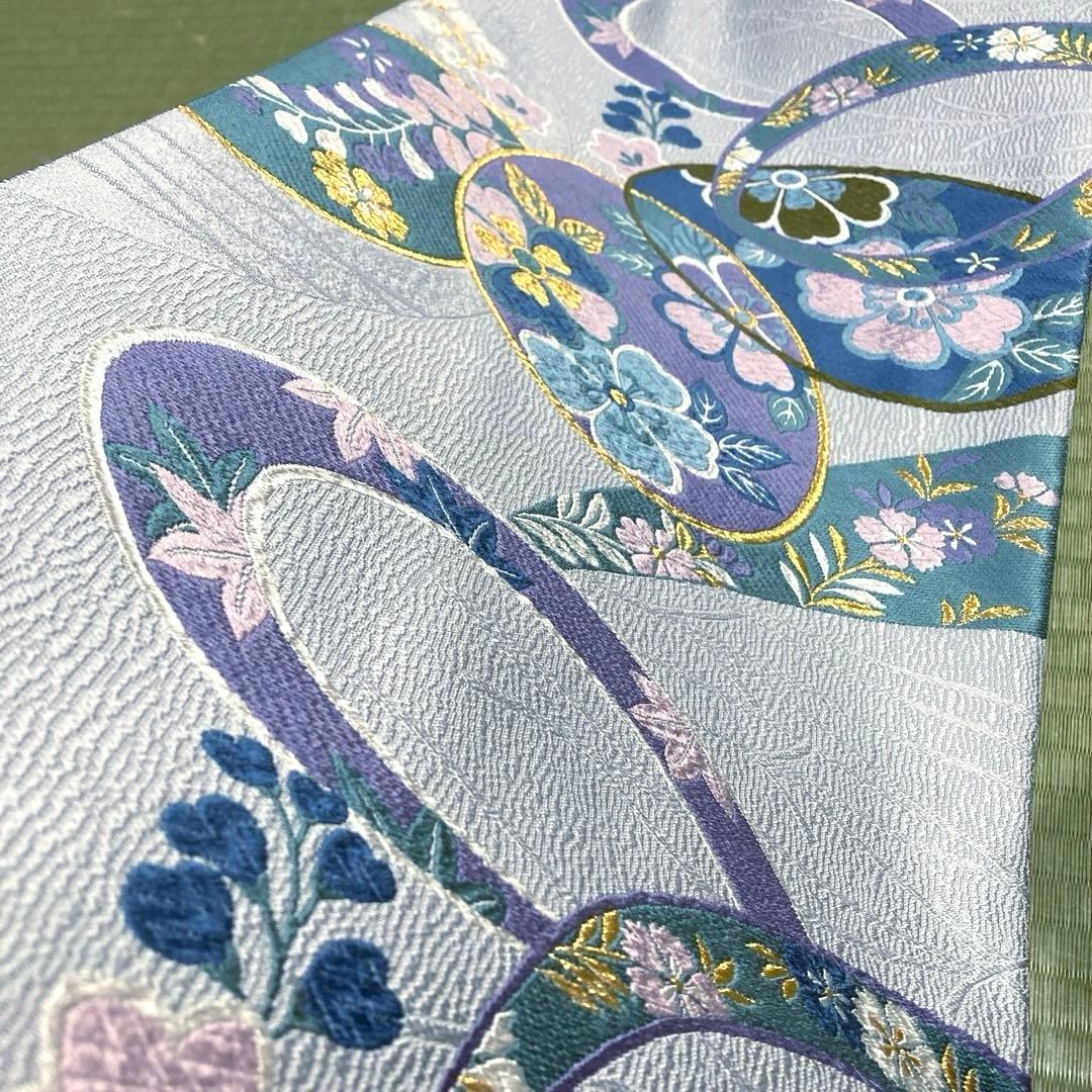 専用ページ　正絹　袋帯　【辻ヶ花】