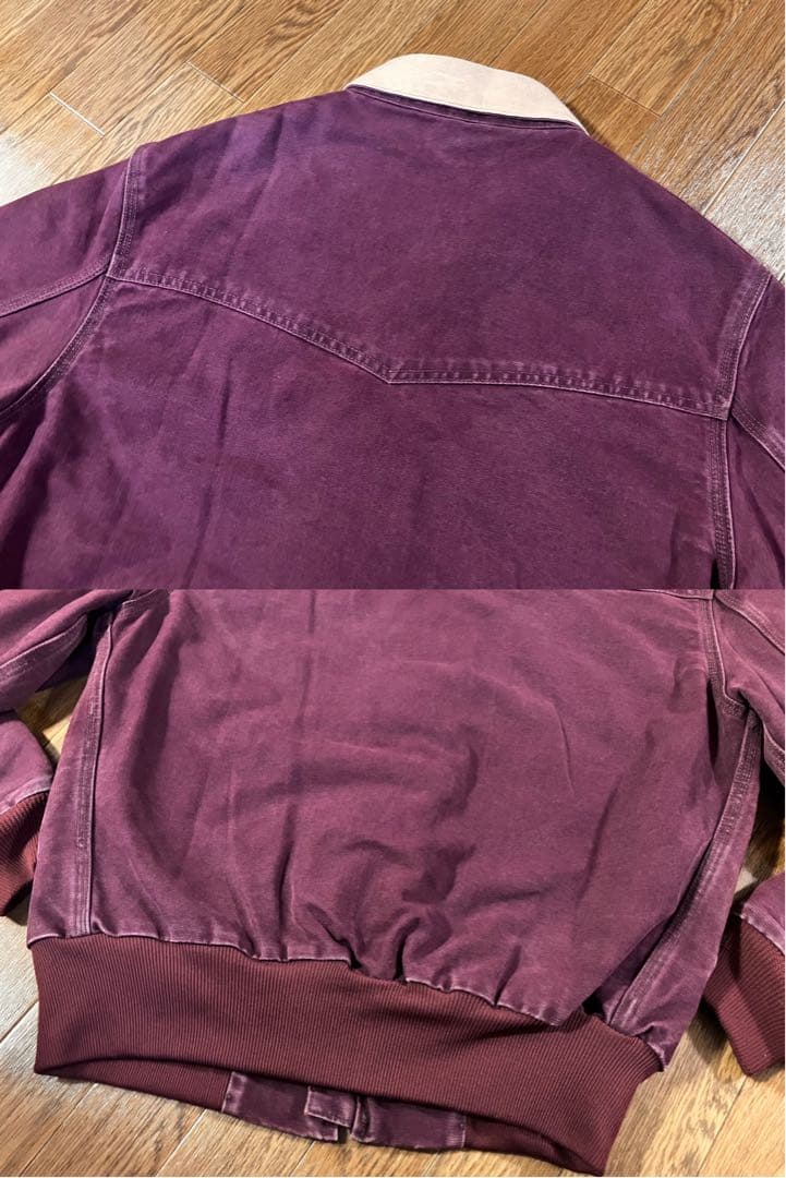 【超希少】1996年 カーハート サンタフェジャケット JQ2246 ワイン M