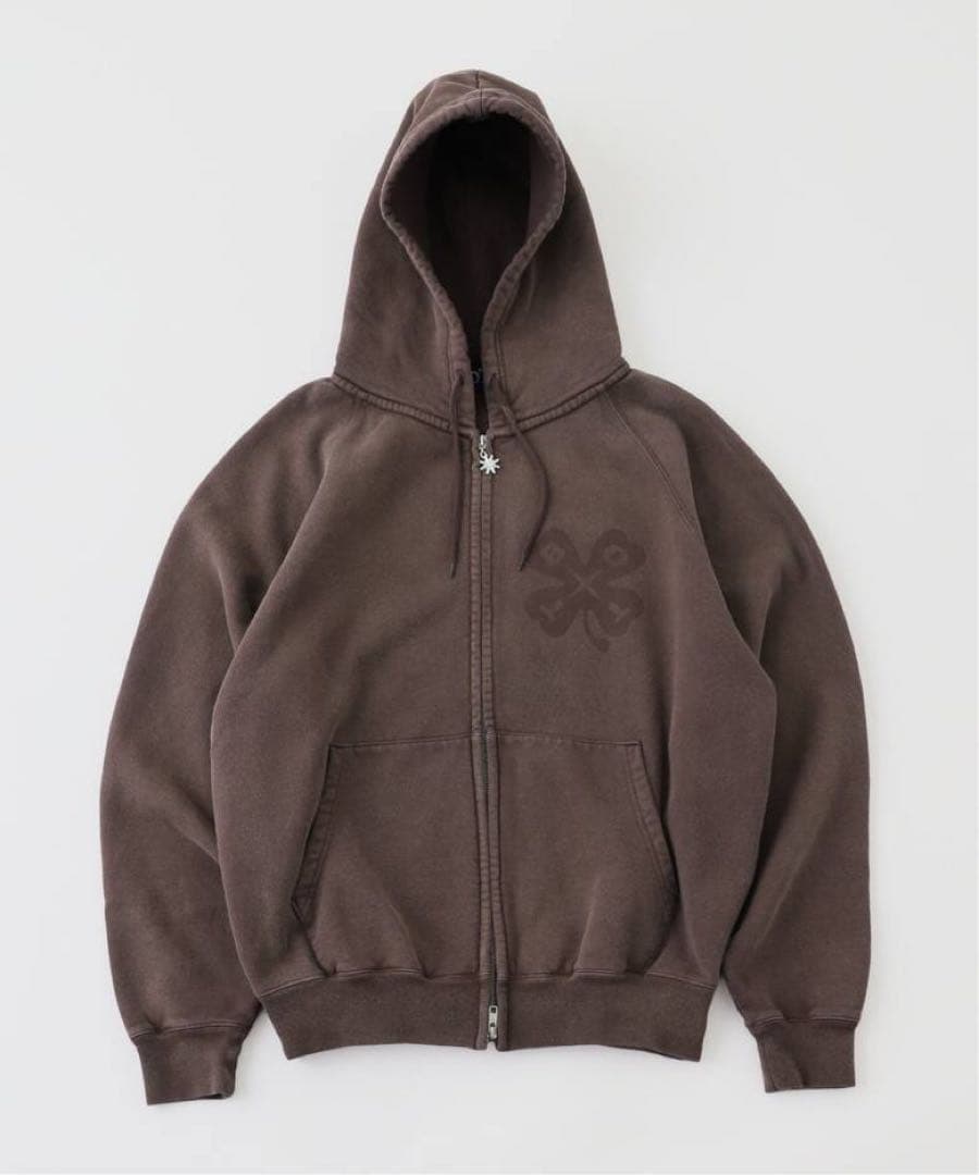 トップス BoTT Washed Lucky Logo Zip Hoodie L