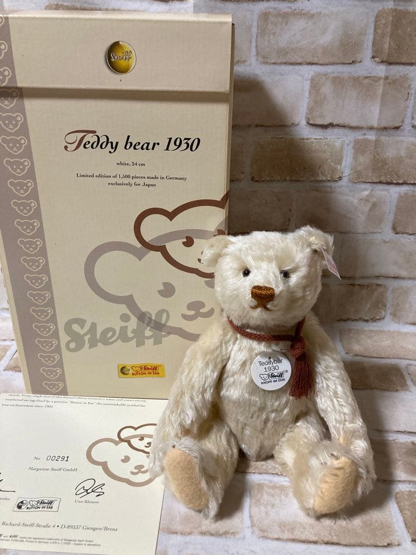 シュタイフ テディベア 1930 日本限定 白タグ Steiff