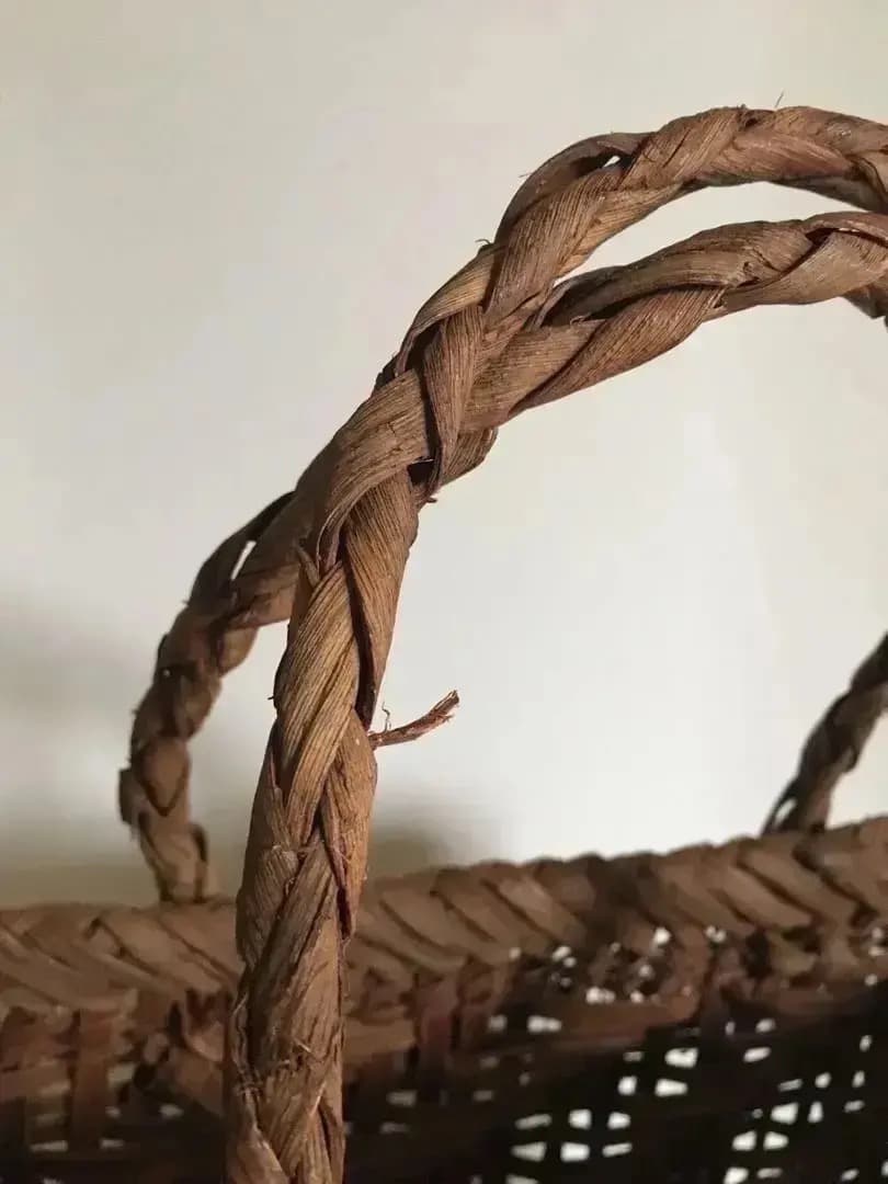 津軽の伝統工芸品 迫力の自然美 山葡萄 籠バック(大) 津軽の手仕事