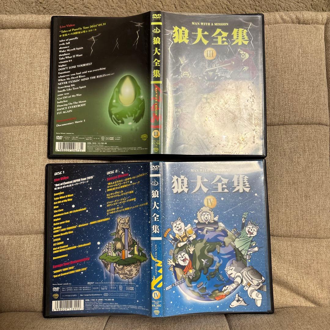 ★マンウィズ　DVD狼大全集I-V Wolf Complete Works Ⅵ