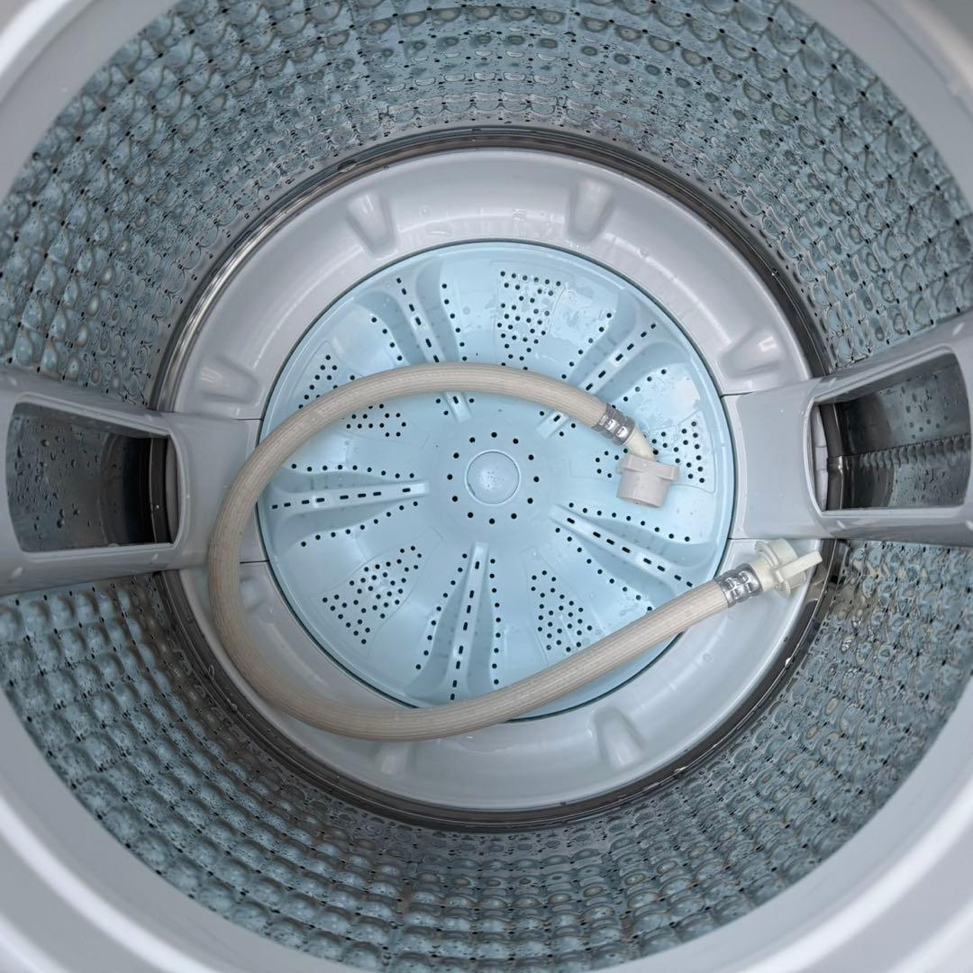 87⭐️2022年製美品★アクア　洗濯機　7KG 大型　ガラストップ