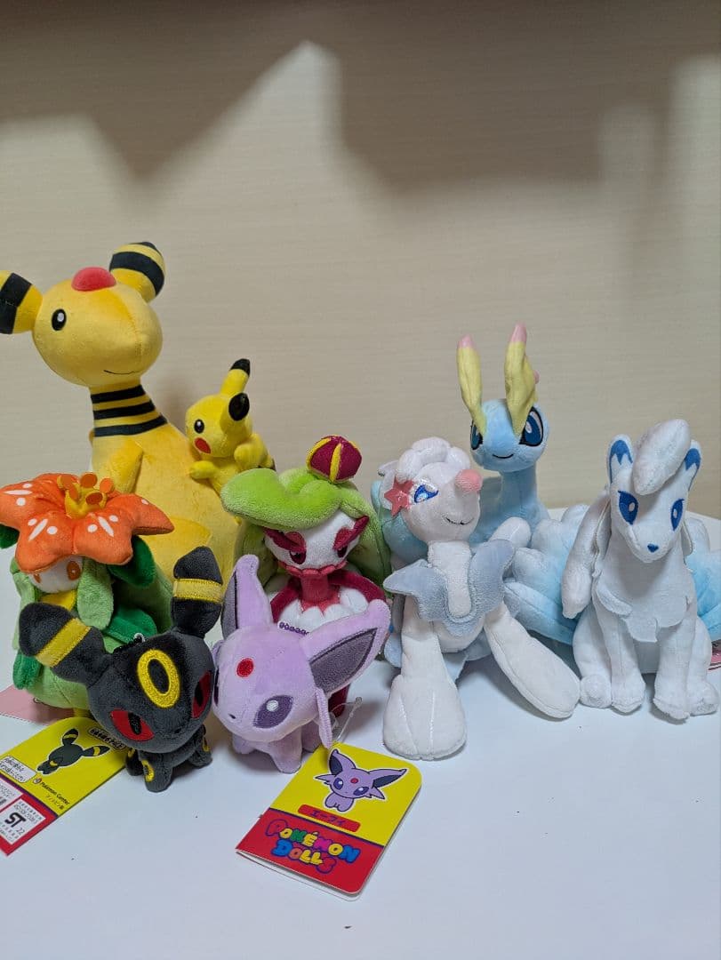 【タグ付き】ポケセン／ポケモン　 ぬいぐるみ　２３個