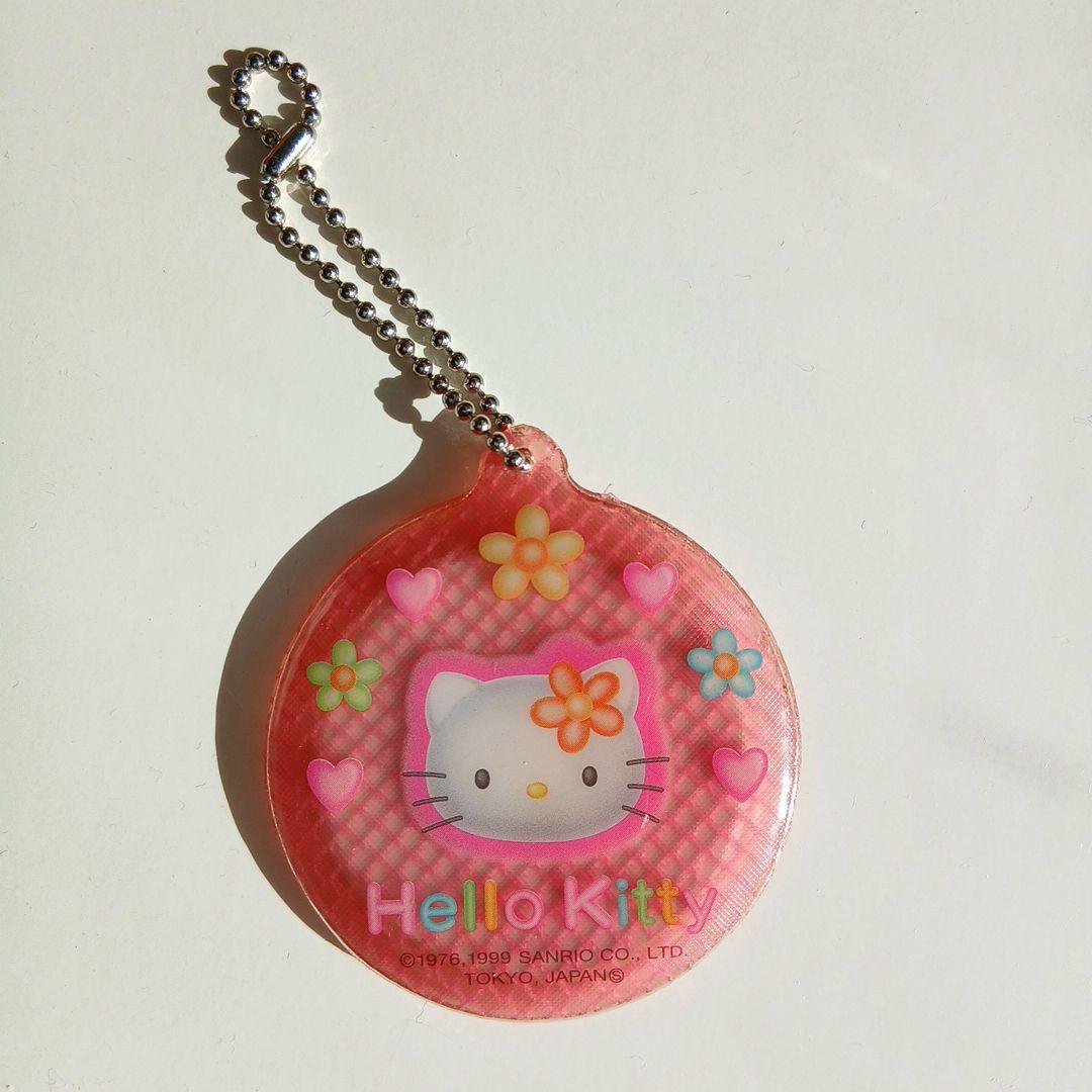 Hello Kitty チャーム　ミラー　平成レトロ
