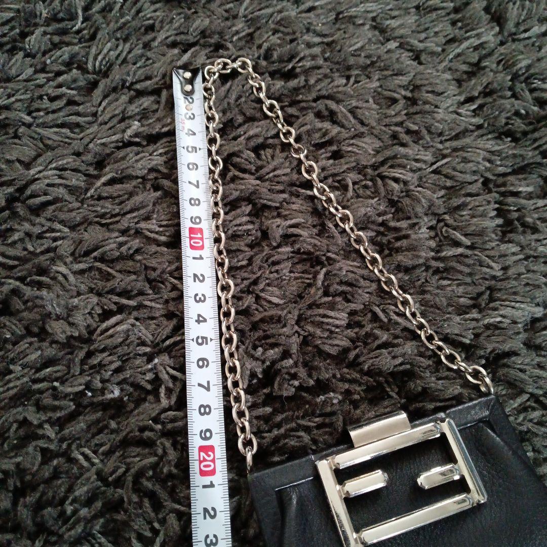 レア　フェンディ　ヴィンテージ　がま口　チェーンバッグ