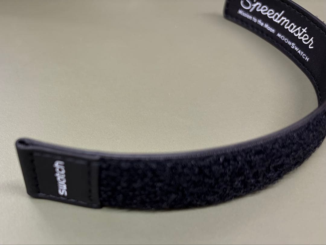 オメガ × スウォッチ マーキュリー (純正ブラックのベルトは未使用)