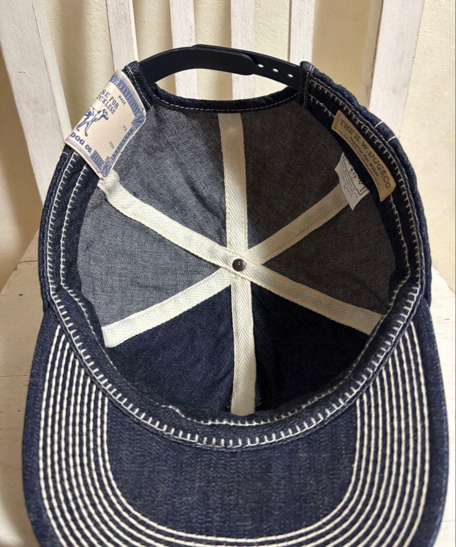 THE H.W.DOG&CO. hwdog トラッカー キャップ ブルー デニム