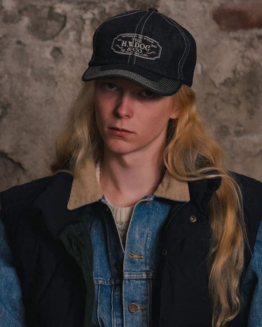 THE H.W.DOG&CO. hwdog トラッカー キャップ ブルー デニム