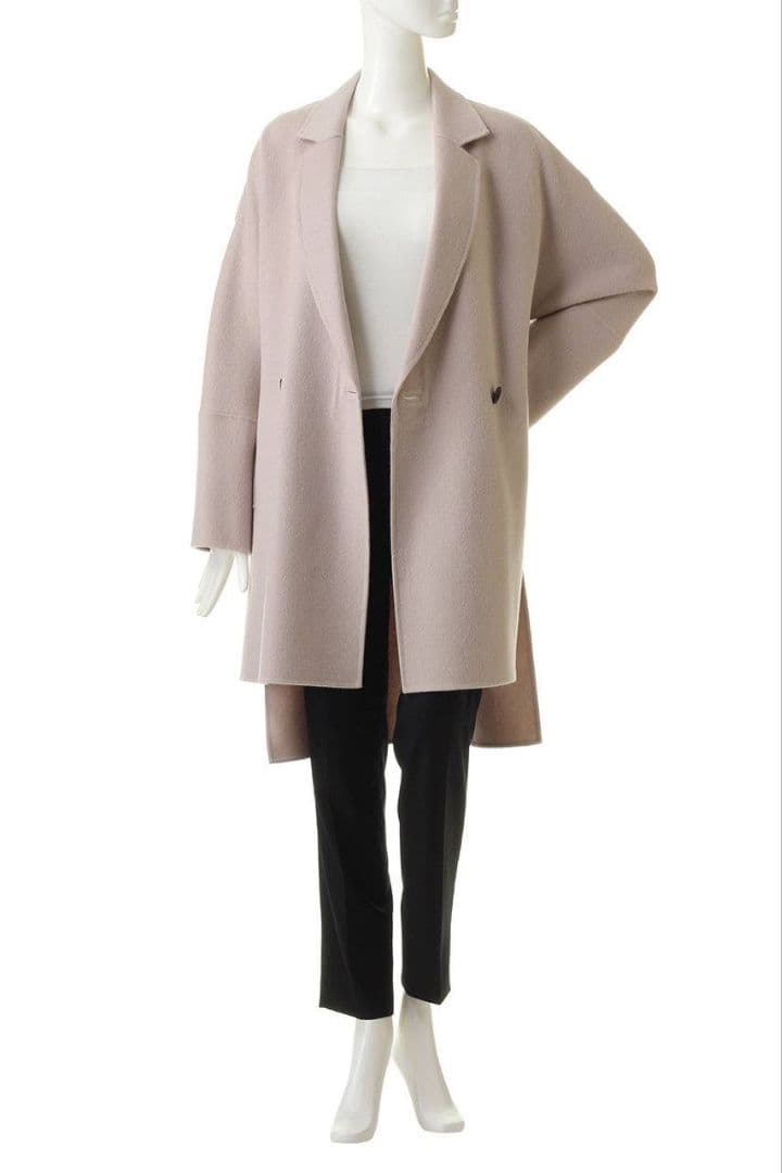 アドーア　カシミヤ混コート