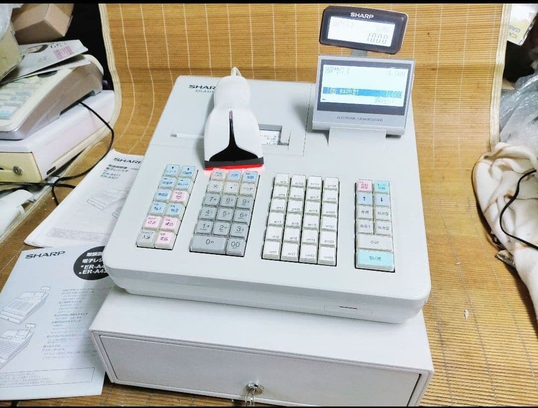 シャープ最上位レジスターER-A411　純正品　855005