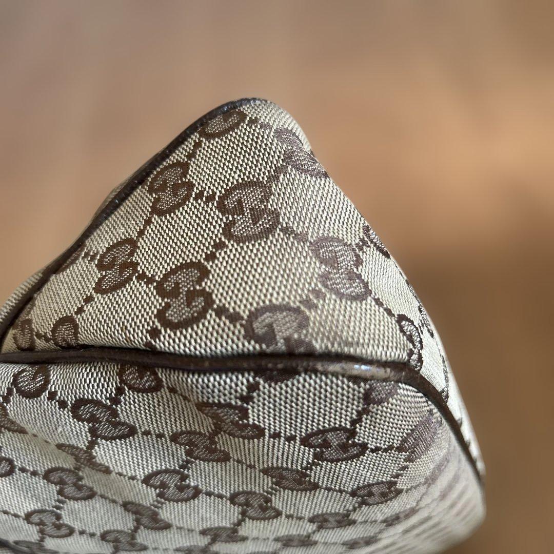 GUCCI グッチ　GGキャンバス　ショルダーバッグ　トートバッグ　ブラウン