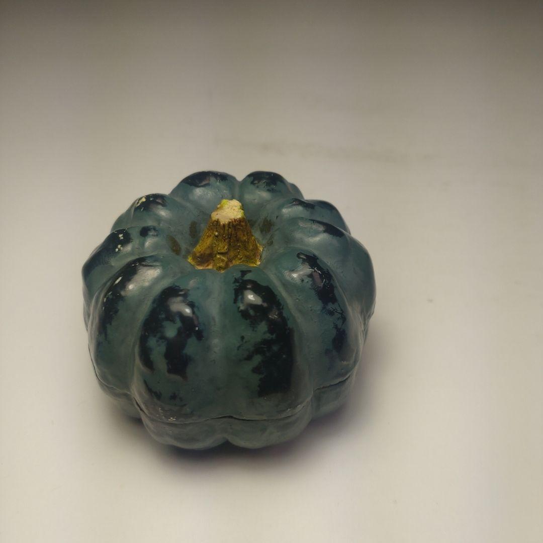 イ94 香合『南瓜　かぼちゃ　香合』『作家物　共箱』漆塗　茶道具