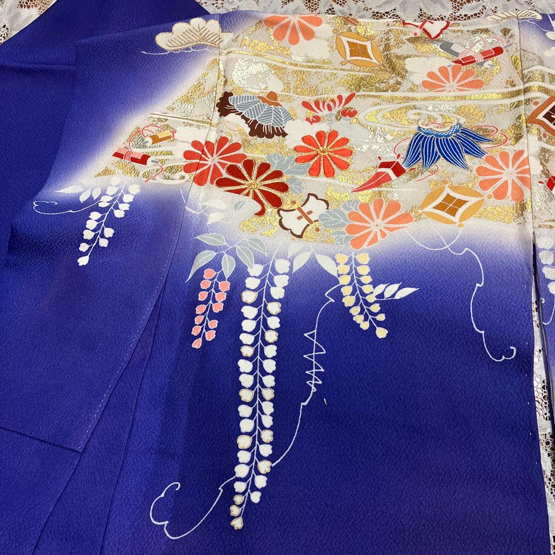 難有！超一流ちそう千總お振袖 落款入り松坂屋扱い 古典柄