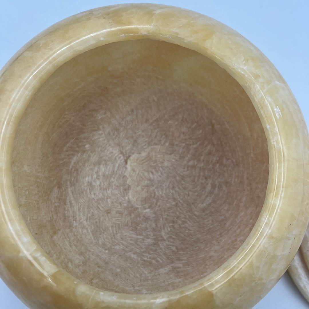 【希少】【美品】大理石 囲碁 碁石 囲碁 囲碁道具 2個セット