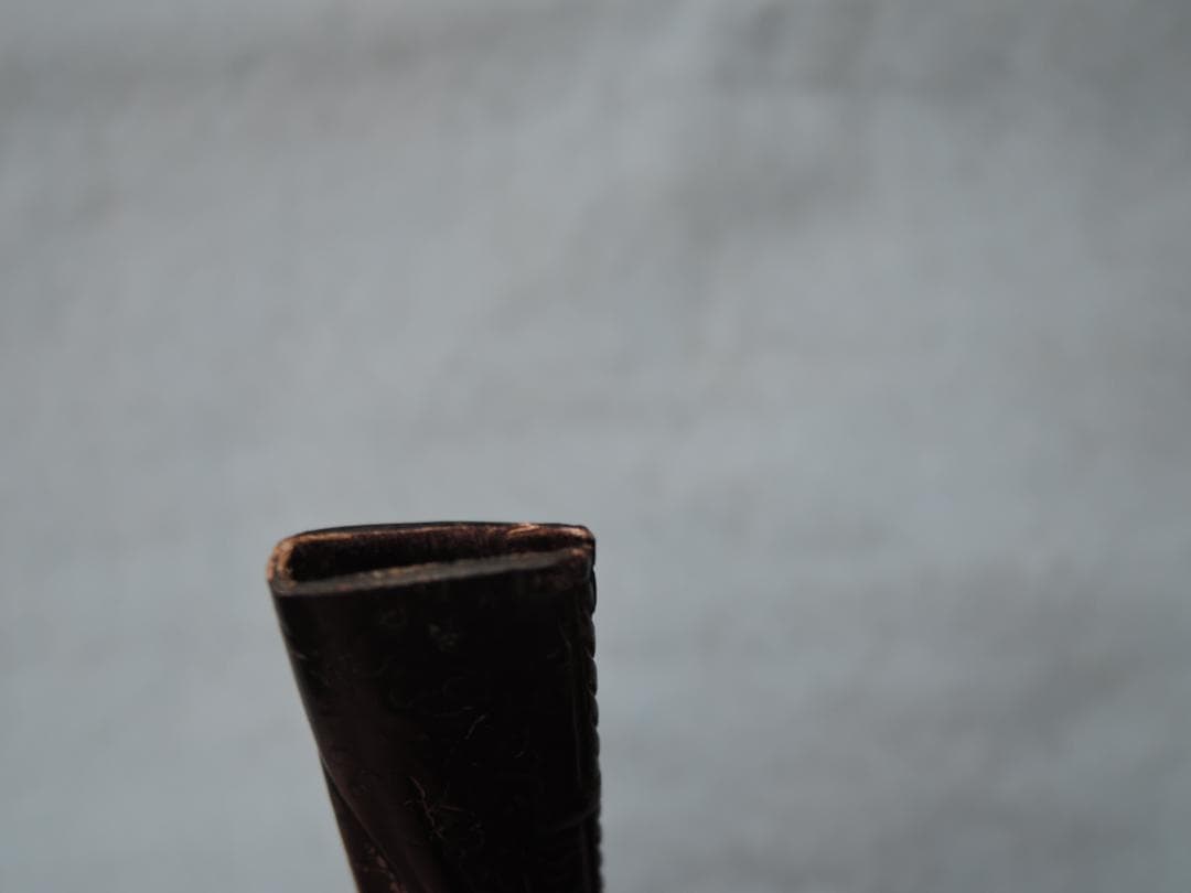 獅子小柄小刀★赤銅魚々子★時代武具