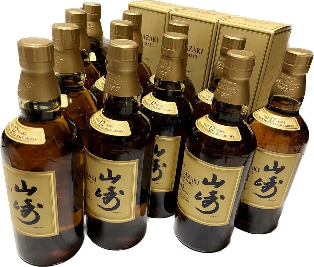 ★旧ラベル★サントリーウイスキー山崎12年700ml シングルモルトレア12本