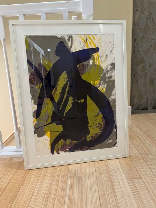 白髪一雄絵画