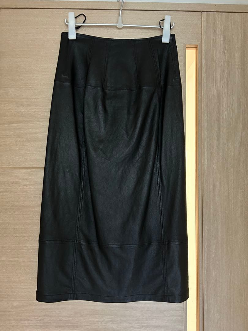 セリーヌ　CELINE レザースカート