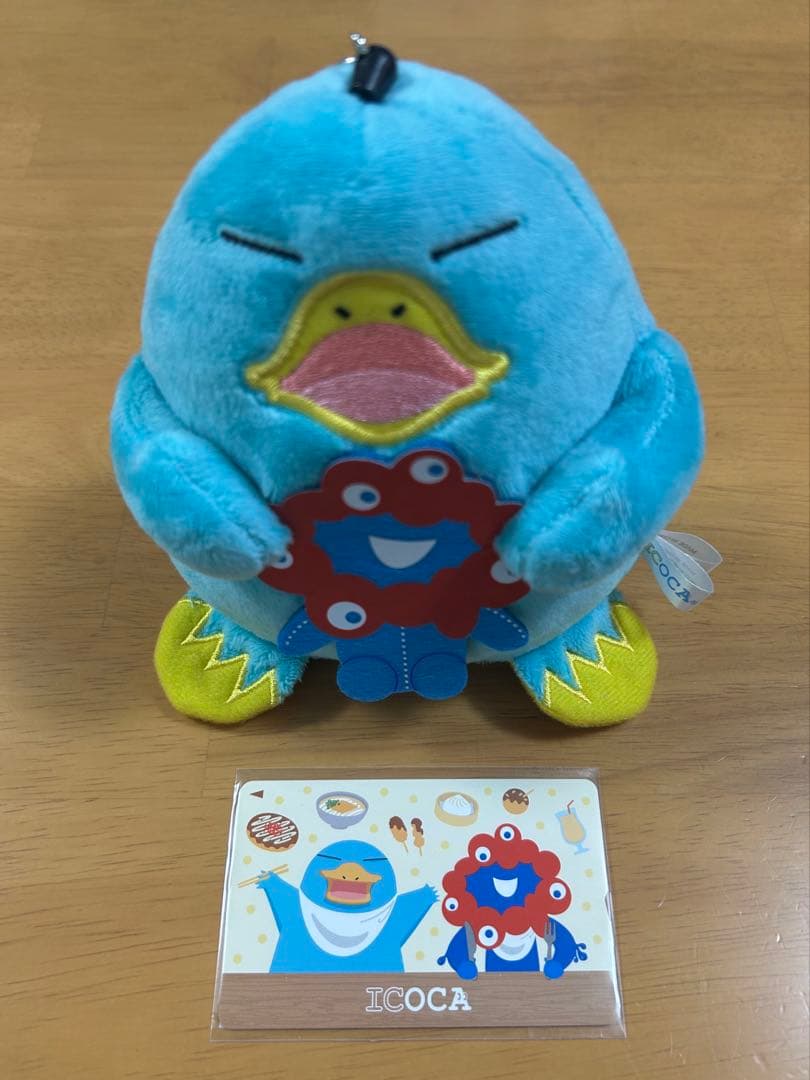 大阪万博 JR西日本 ICOCAカード ぬいぐるみパスケース　イコちゃんver.