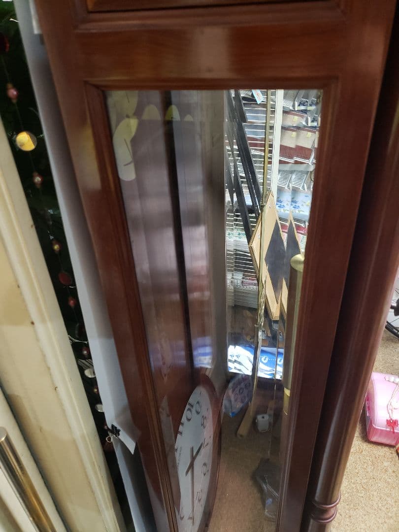 tempus fugit ホールクロック　柱時計