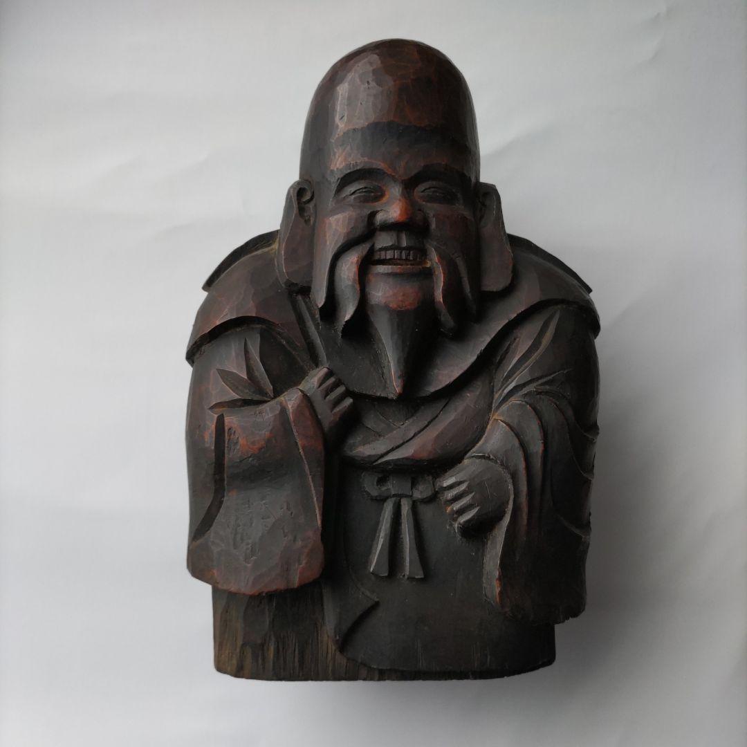 七福神　一刀彫り　置物　縁起物