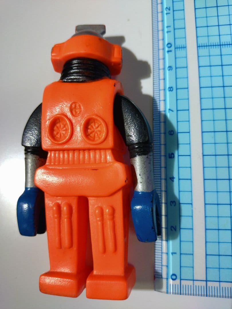 ヒカリトーイ製作所☆宇宙ロボット☆1970年代の希少ソフビフィギュア☆
