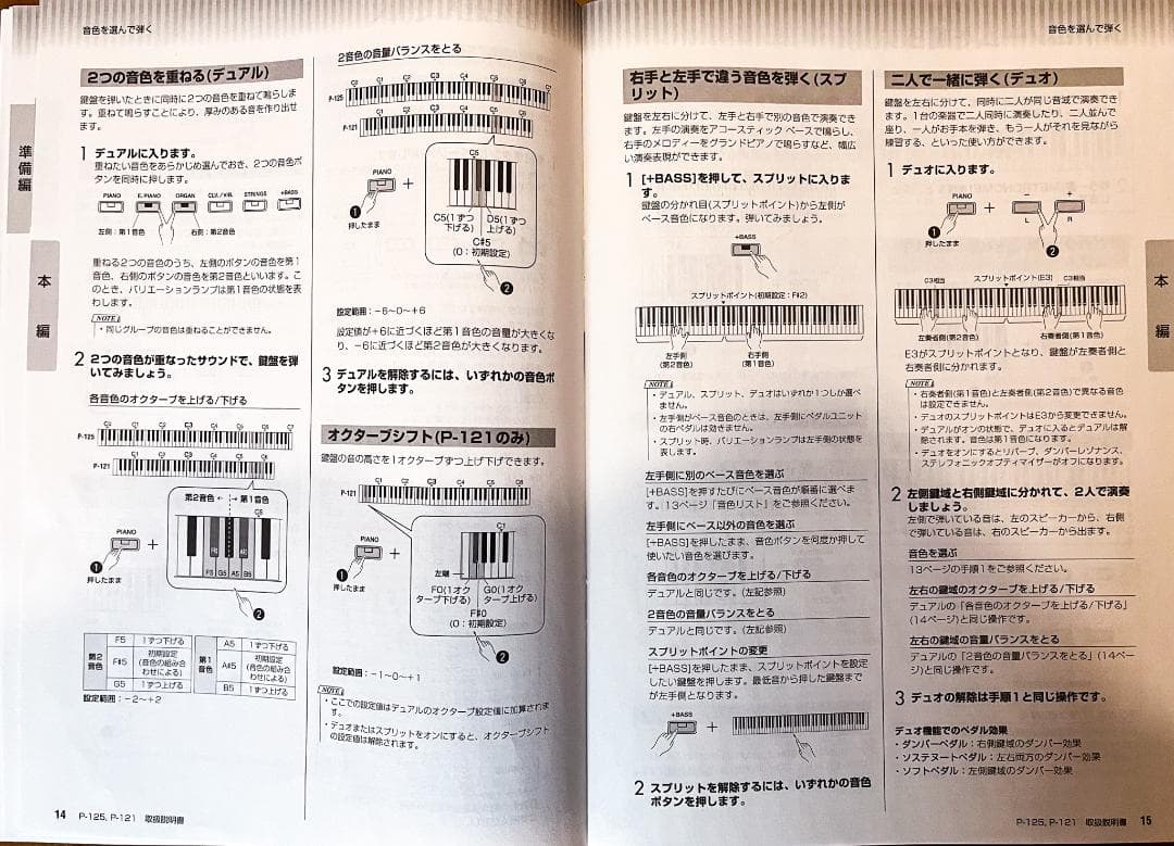 【美品】YAMAHA 電子ピアノ P-125 88鍵盤