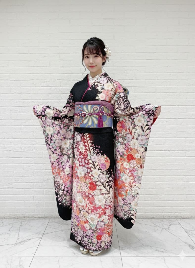 振袖フルセット　豪華な辻ケ花　辻ヶ花