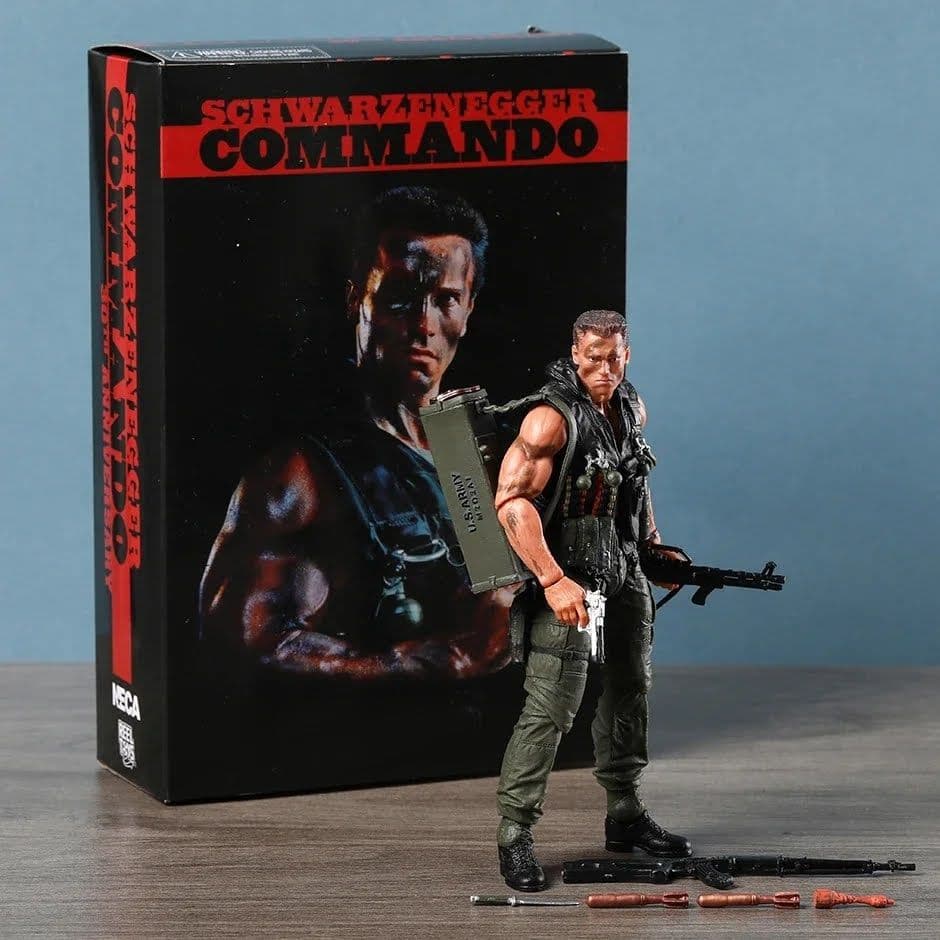 訳有★特価★新品★コマンドー　フィギュア★30周年記念★シュワルツェネッガー★