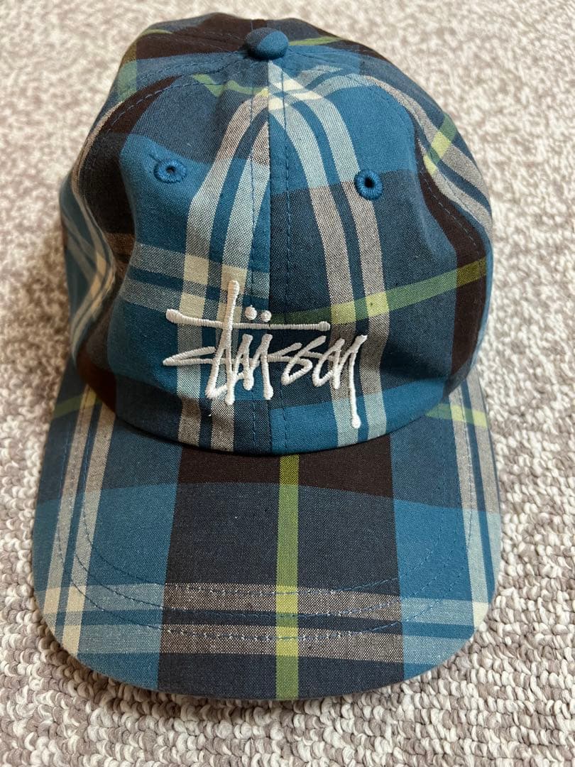 Stüssy チェック柄キャップ STUSSY ステューシー 60cmぐらい