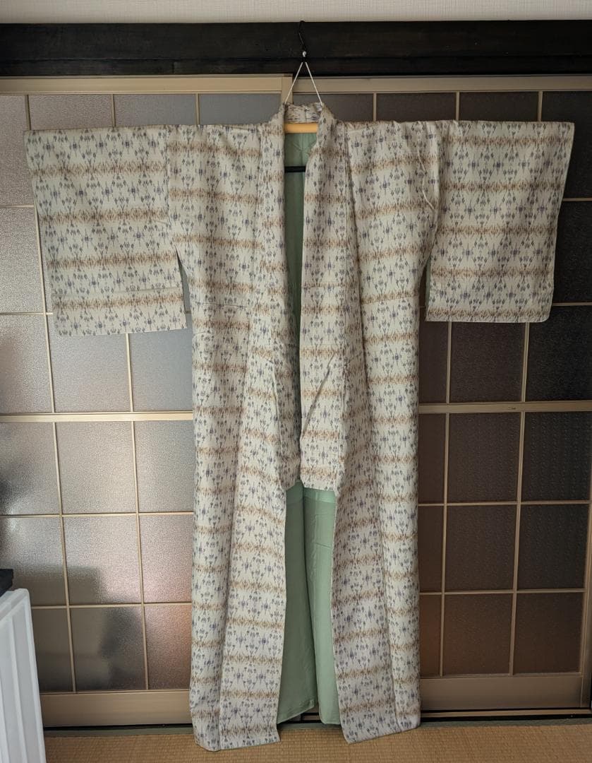 秦荘紬の着物