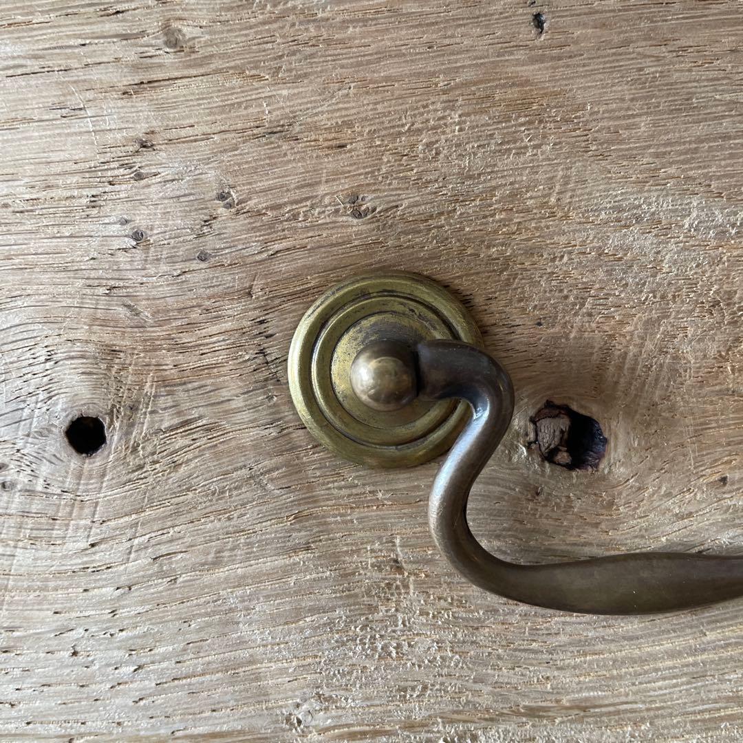 KINドロワーサイドテーブル ドロワーベッドサイドテーブル　剥離