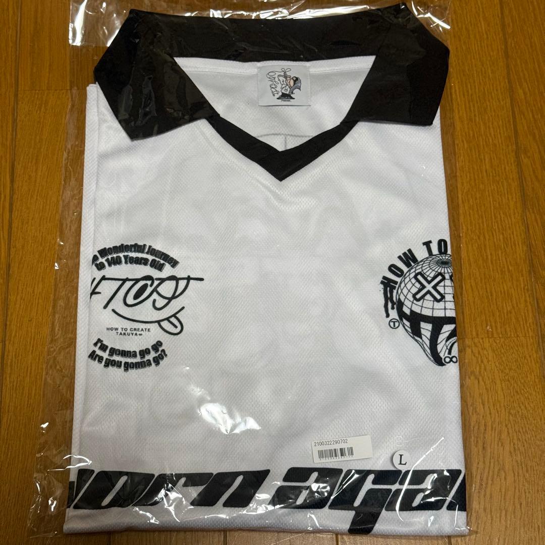 UVERworld【TAKUYA∞の創り方】フットボール Tシャツ/ホワイト L