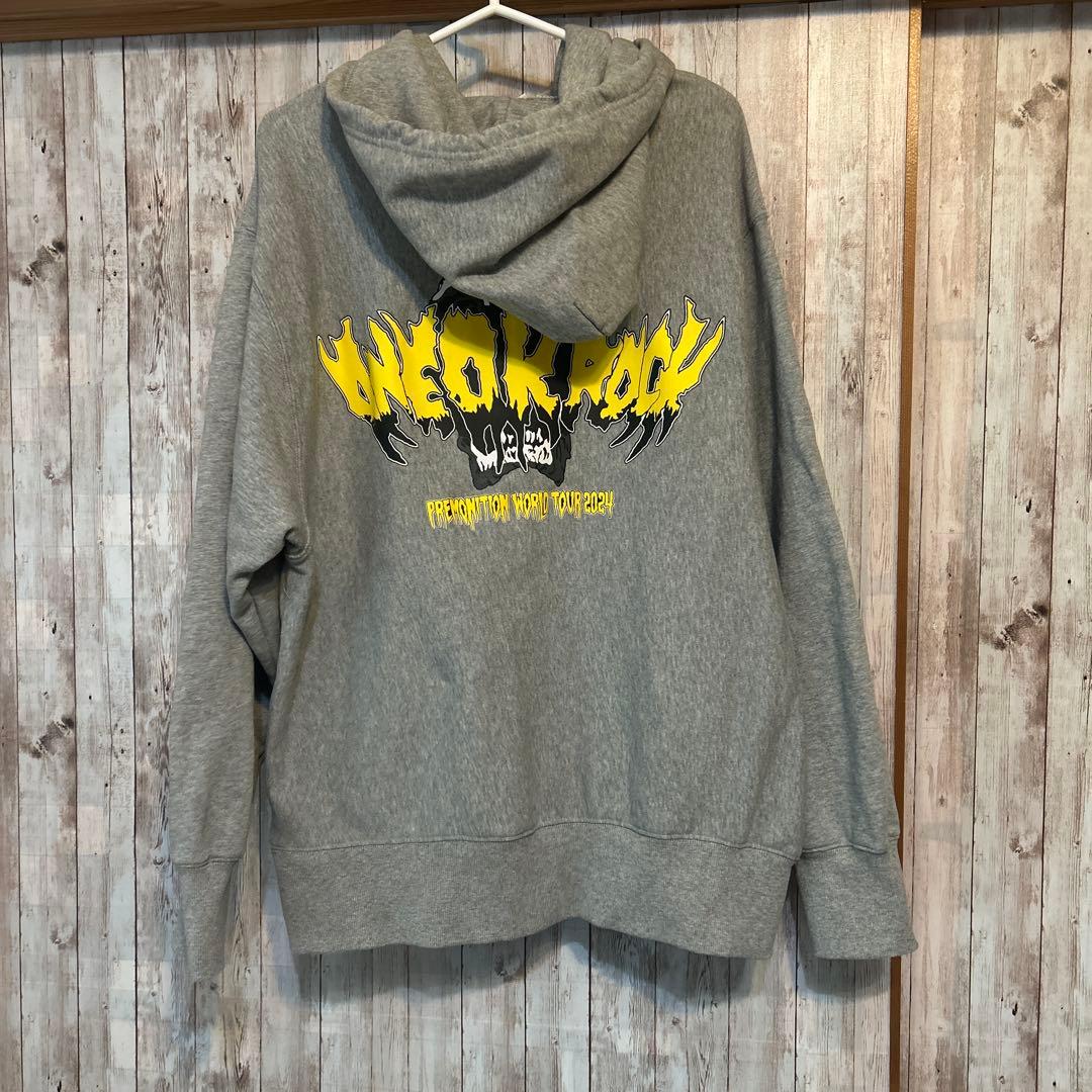 ONE OK ROCK フーディ Lサイズ グレー