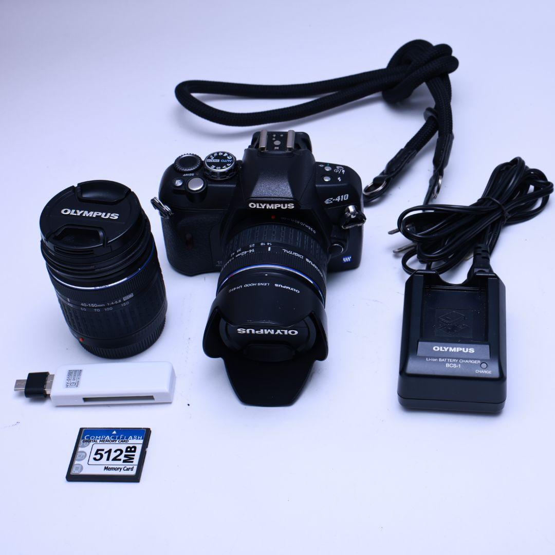 スマホ転送可 OLYMPUS e-410 一眼レフデジタルカメラ 標準望遠レンズ