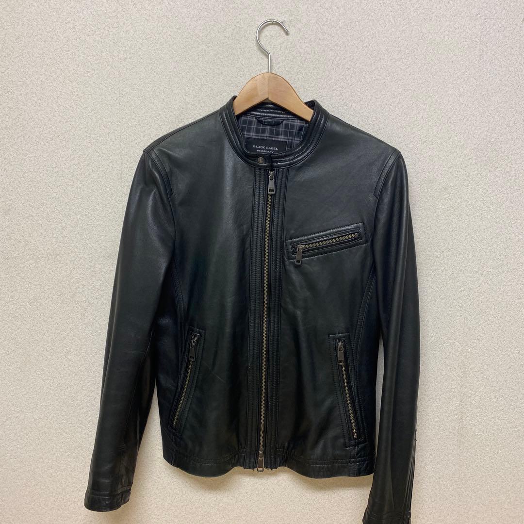 BLACK LABEL BURBERRY シングルライダースジャケット M