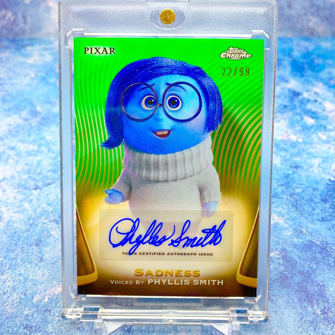 99シリ【カナシミ】直筆サイン　インサイドヘッド　TOPPS　Disney
