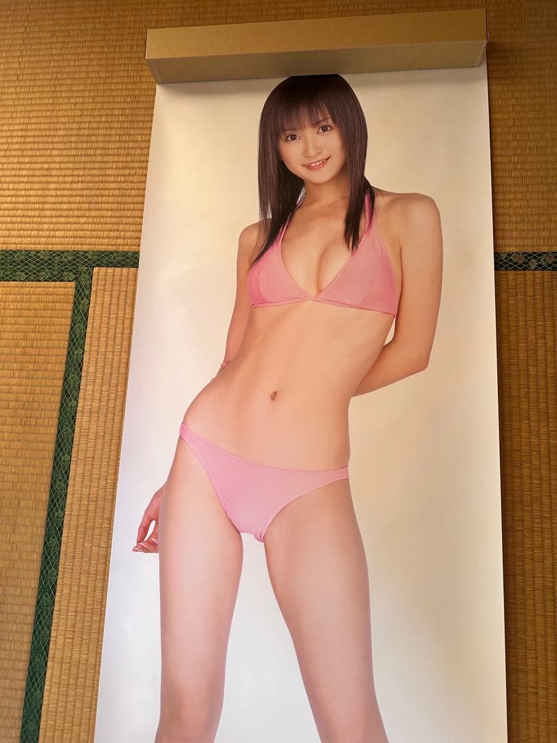 小松彩夏 等身大ポスター ヤングサンデー応募者全員サービス ピンクビキニで挑発