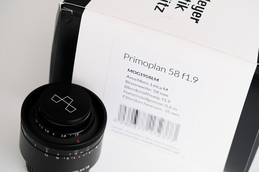 【新品】Meyer-Optik プリモプラン 58mm1.9 ライカM