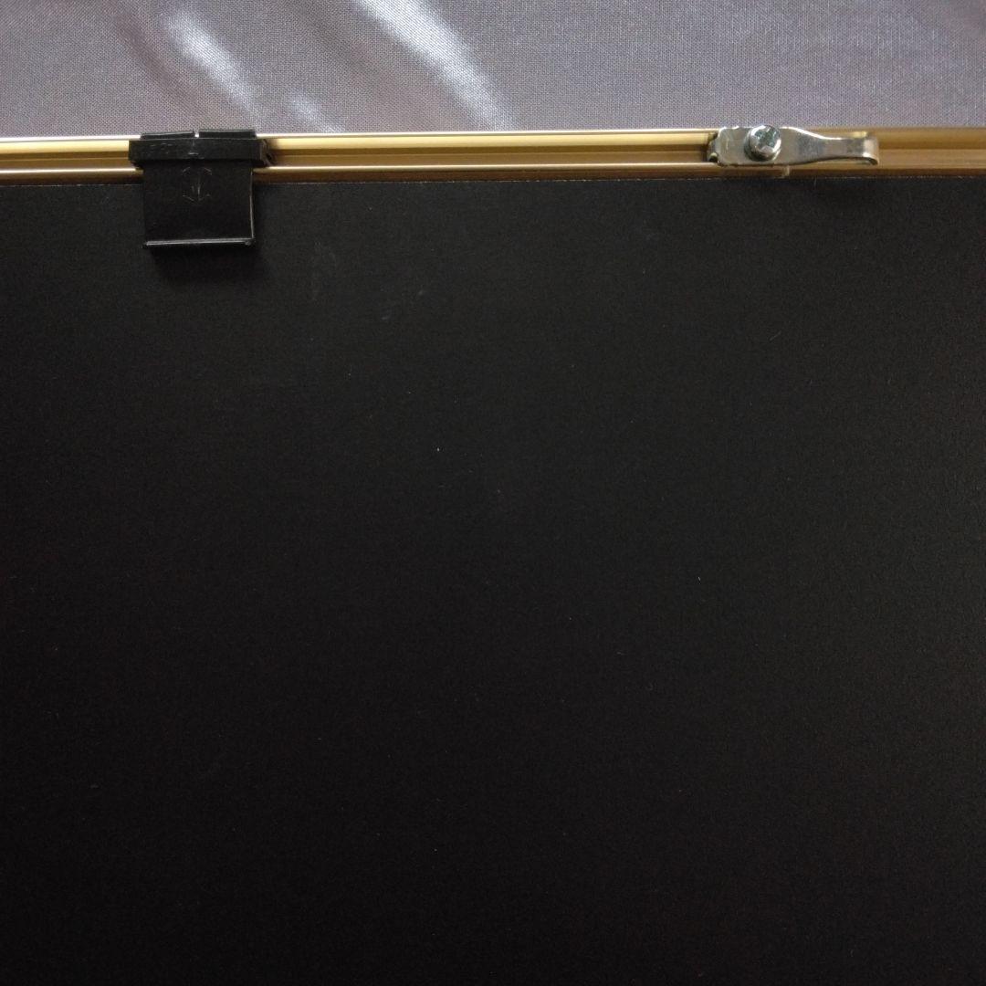 アート　フレーム　額縁　ゴールド　F6　水彩画　秋景　 額装済み　インテリア