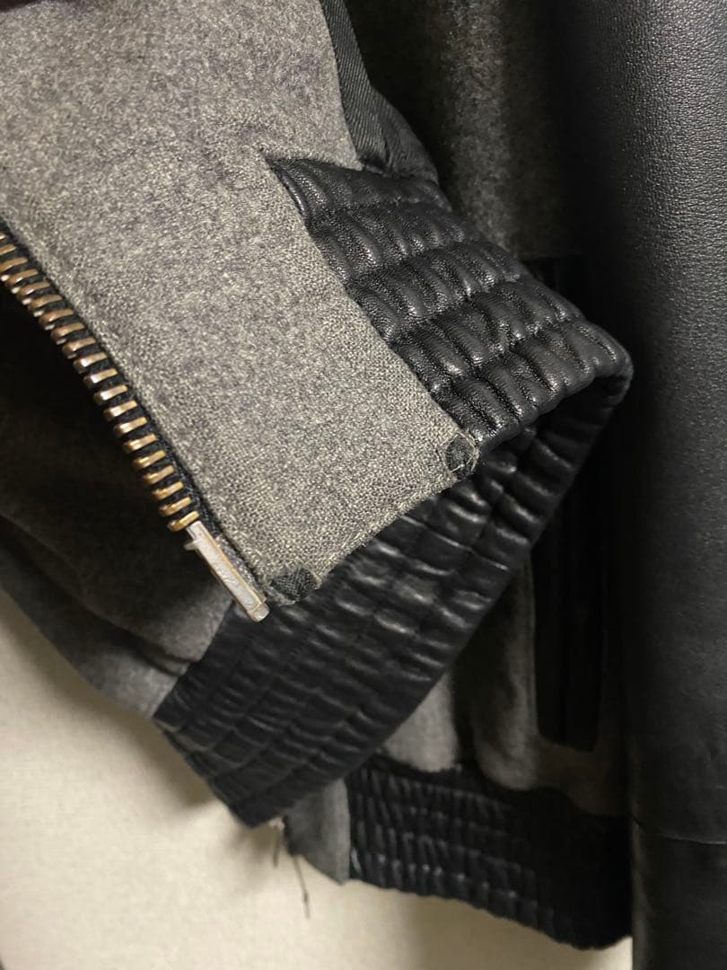 04aw dior homme レザーブルゾン スタジャン ディオールオム