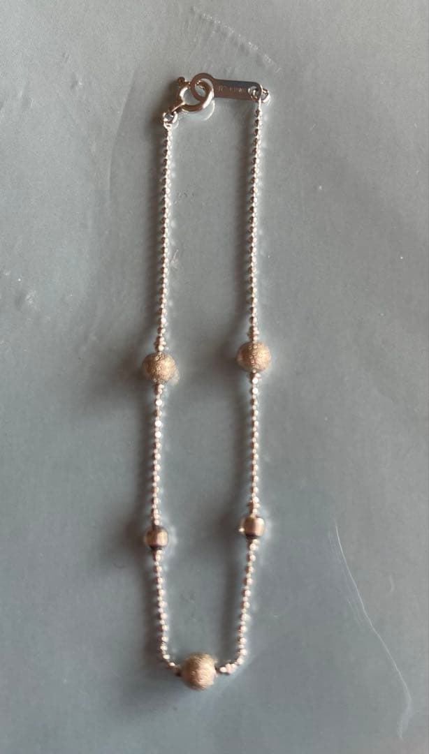 4℃ K18WG ホワイトゴールド アンクレット ブレスレット