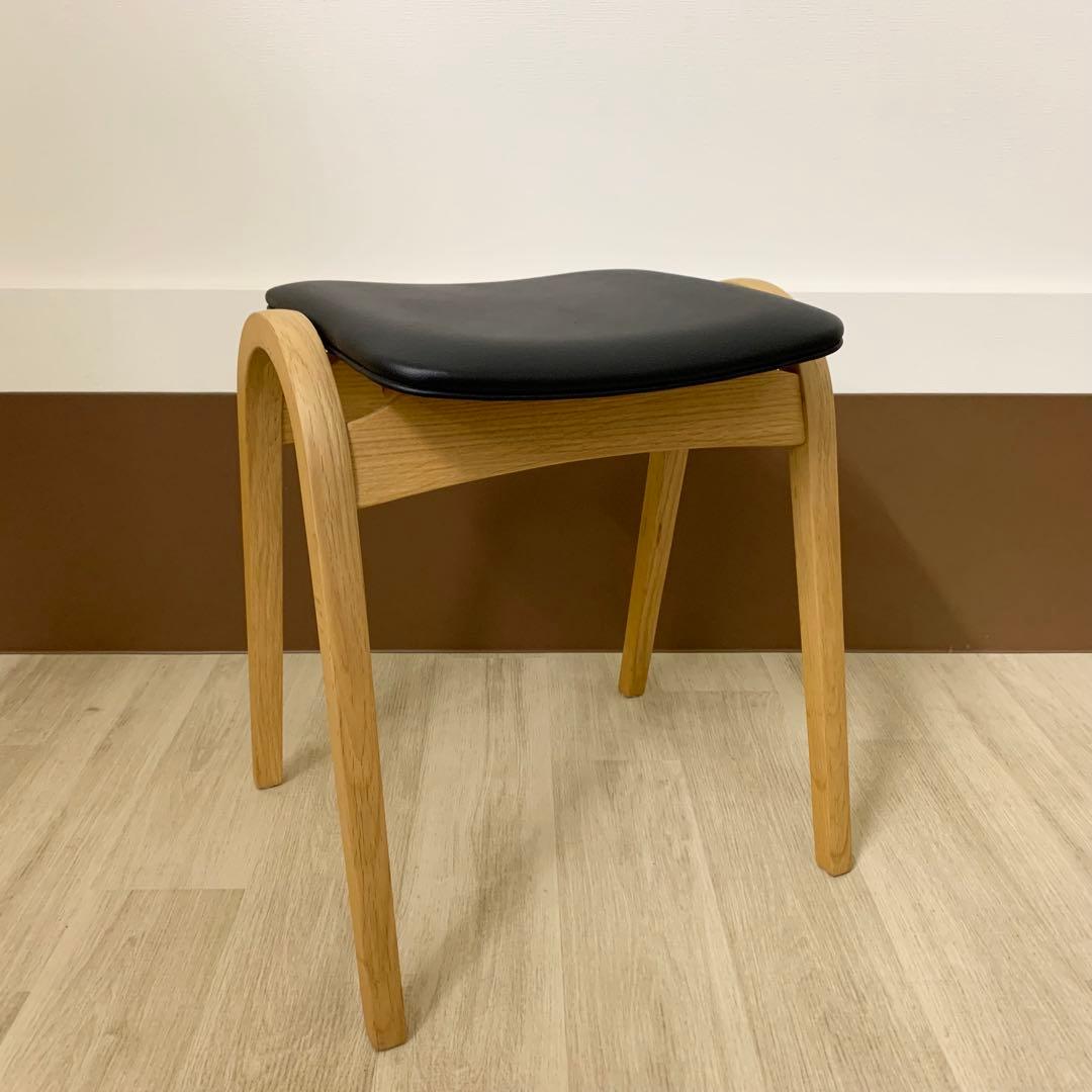 【極美品】② 秋田木工 スタッキングスツール 剣持勇 IDC 大塚家具 北欧